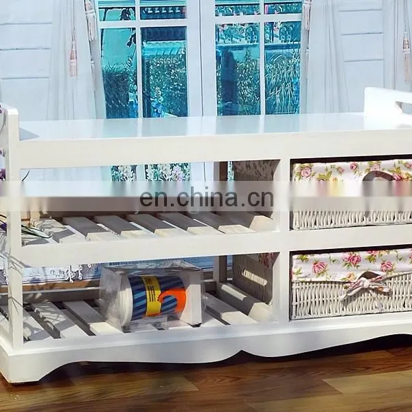 Storage Bench Entryway Shoe Rack Organizer Shelf Seating Furniture Space Saver photo-4