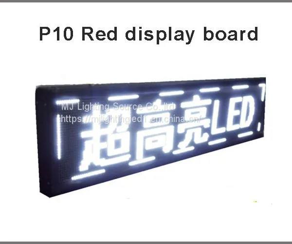 P10 LED Display Module 320*160mm 32*16 Pixels Waterproof High Brightness for Text Message Led Sign photo-3
