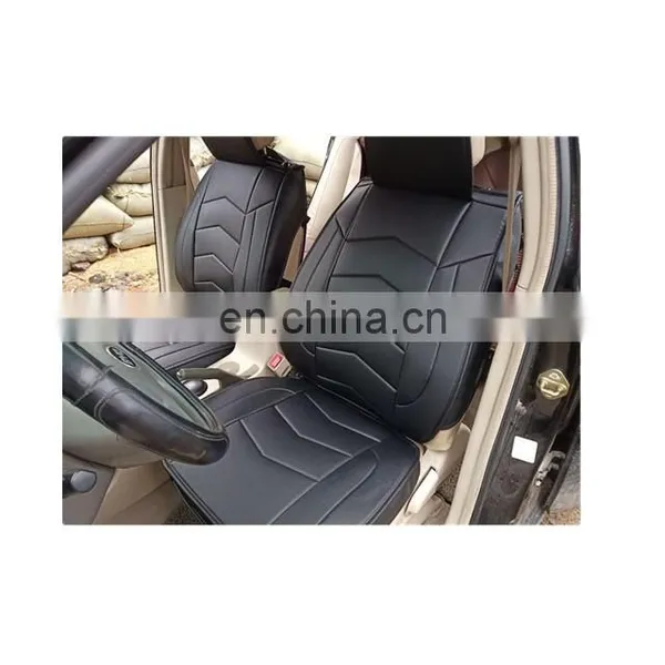 Fashion Cheap Seat Cover Black PU Leather for Car Use Universal