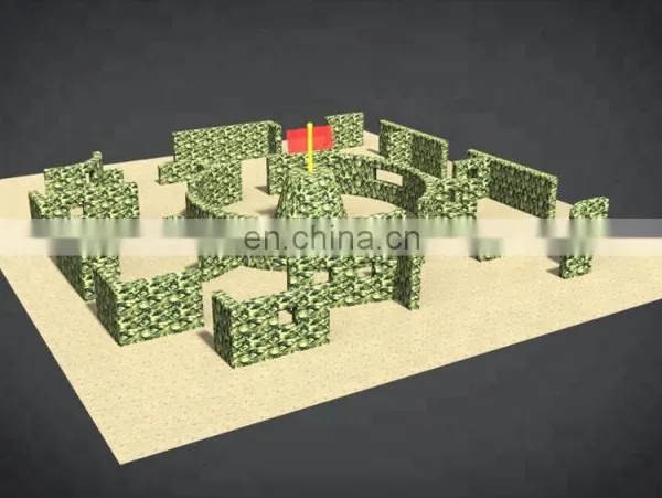 Cheap Manufacturer Inflatable Paintball Bunkers Set X Shape With High Quality photo-4
