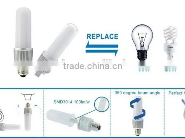 Factory Price Hot Sell E27 Led Plug Bulb 8W 10W 13W 15W CFL Replacement photo-6