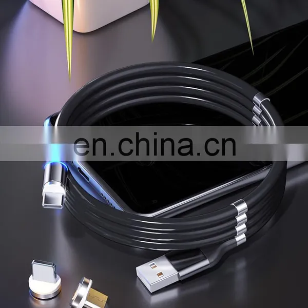 Wholesale 3 in 1 7pin Magnetic Cable Fast Charging Data Cable Mobile Phone Magnetic USB Data Cable for Iphon/type C/android photo-5