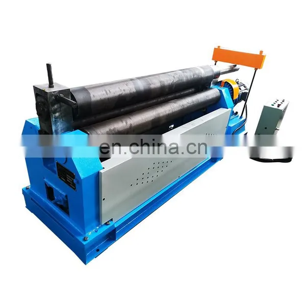W11 6X2000 Factory Price Mechanical Three-roller Symmetrical Plate Rolling Machine photo-3