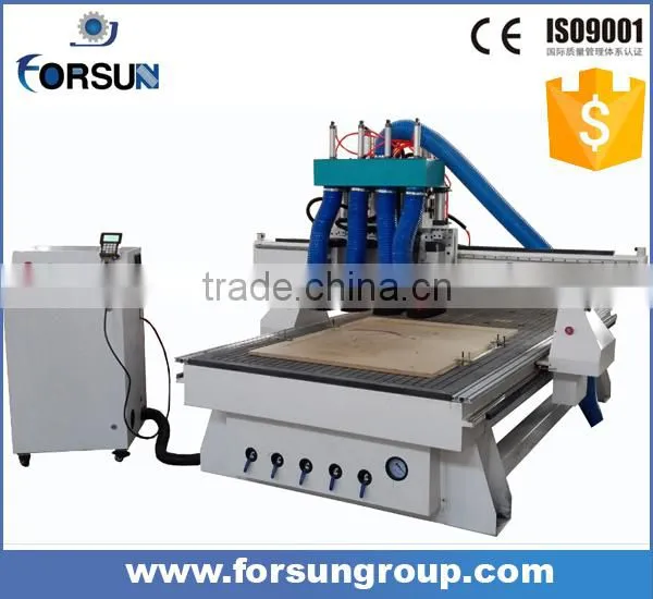 China Supplier Mdf Cutting Power Wood Cnc Router Multi Spindle Machine for Door Furniture photo-2