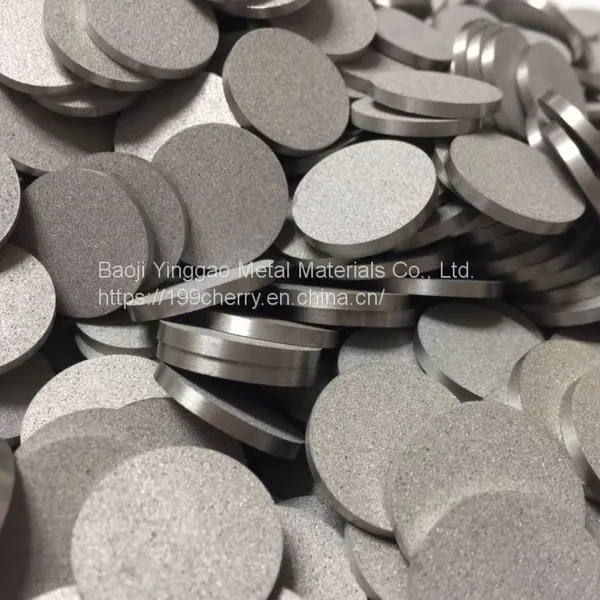 Titanium Powder Sintered Porous Disc Filter photo-3