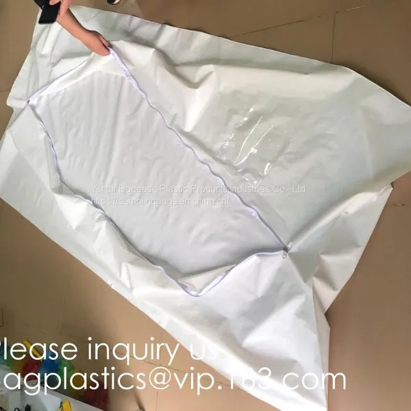 Body Bags, CE Death Body Bag For Virus Infected Patient Black Body Mortuary Bags For Dead Bodies Corpse Storage Bag photo-3