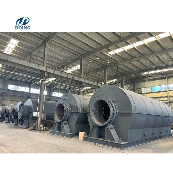 Make Fuel Oil From Waste Rubber Tire/PP PE PS ABS HDPE Plastic/oil Sludge Pyrolysis Plant Reactor photo-4