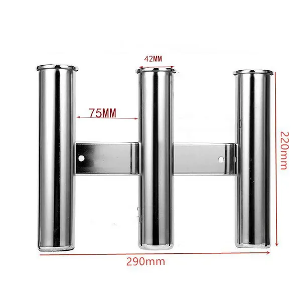 3 Tube Fishing Rod Holder photo-5