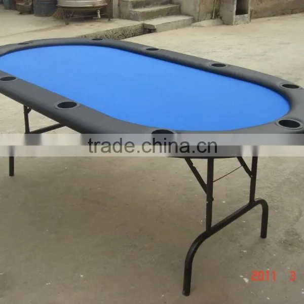 Deluxe Poker Table With Iron Leg/7ft Texas Poker Table Dimension photo-3