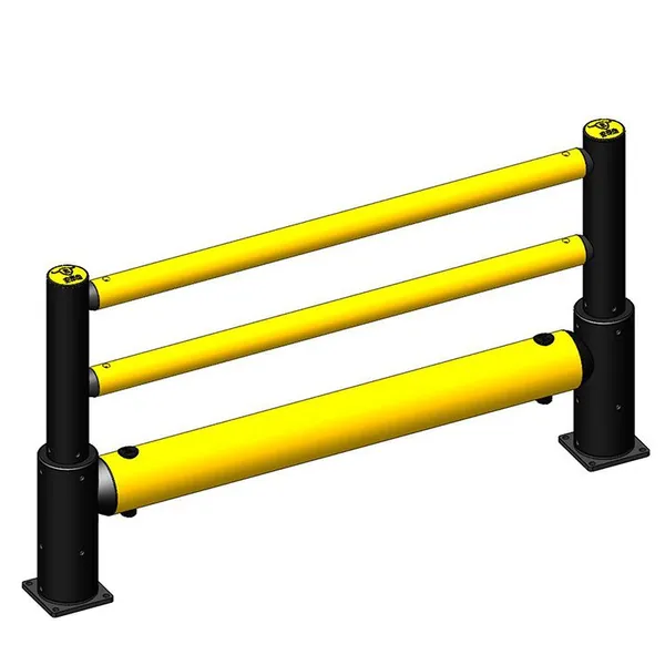 Flex 1R/2R/3R Traffic Barrier Polygon Traffic Barrier Anti-collision Guardrail Flexible Barrier Customized Size Yellow+ Black photo-4