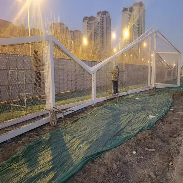 Architectural Stainless Steel Rope Mesh for Facades, Balustrades, and Safety Partitions photo-3