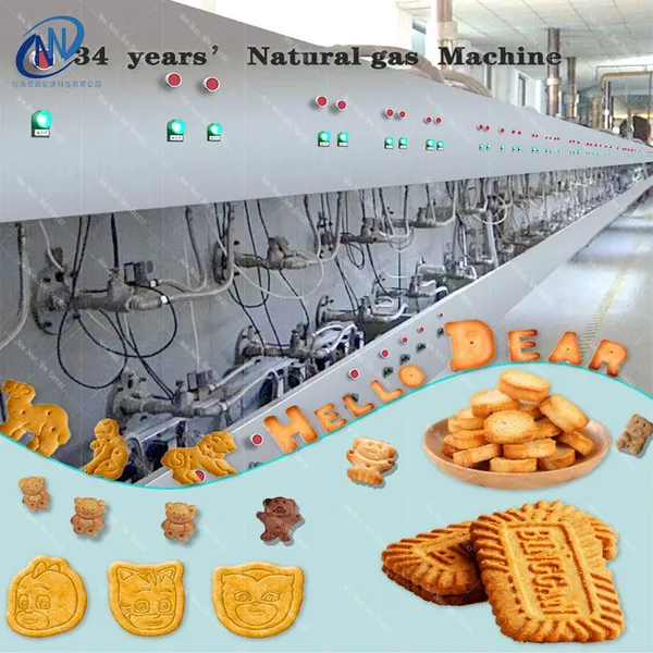 Fully Automatic Butter Soft Cookie Maker Compact Rotary Cookie Forming Machine Food Processing Equipment