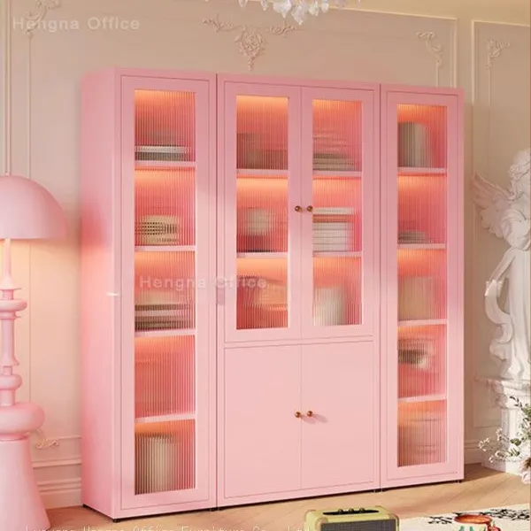 Hengna Glass Display Cabinet With Doors GDB-02 | For Jewelry, Perfume & Collectibles | Multi-Color Options | Wholesale Supplier photo-5