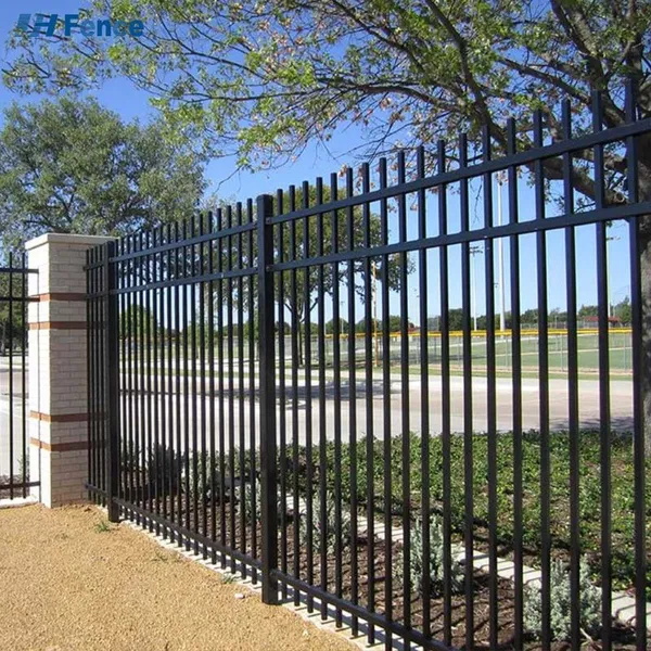 Galvanized Steel Welded Palisade Fence Panel for Outdoor Security and Crowd Control photo-4