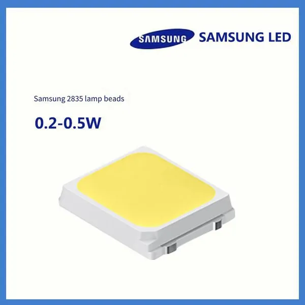 Imported Samsung 2835 Led Lamp Beads in Original Packaging, 0.5w, Brightness sg se vl vk rj rk Lm281b+