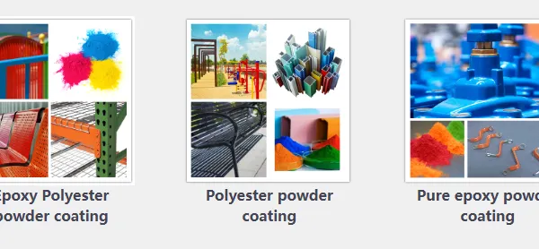 Neon Colors Polyester Powder Paint Electrostatic Powder Coating photo-3