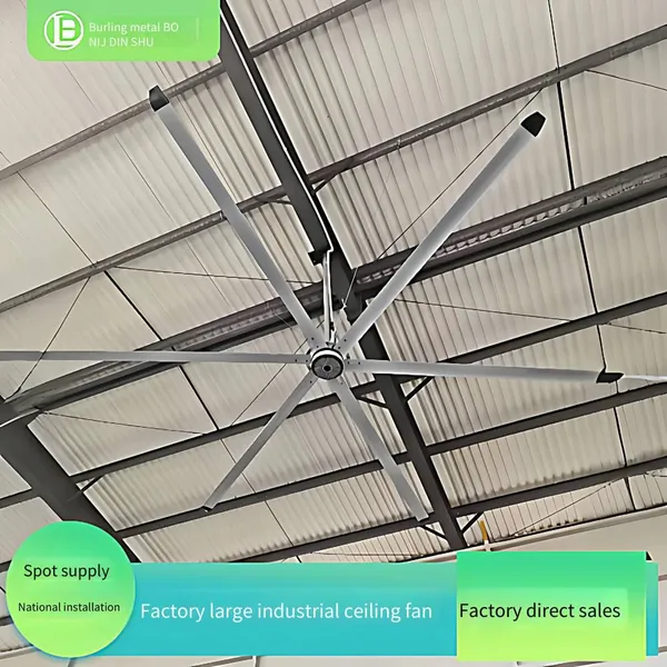 7.3-meter Industrial Large Fan With High Air Volume, Permanent Magnet Energy-saving, Suitable for Large Workshops, Factories, Warehouses, and Basketball Courts photo-2