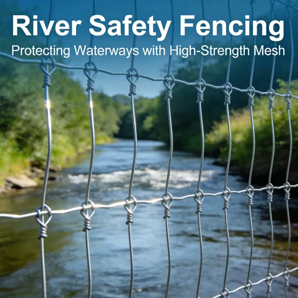 High Quality Woven Hog Wire Farm Fencing Customizable With Services Including Cutting Welding Cattle Fence photo-2