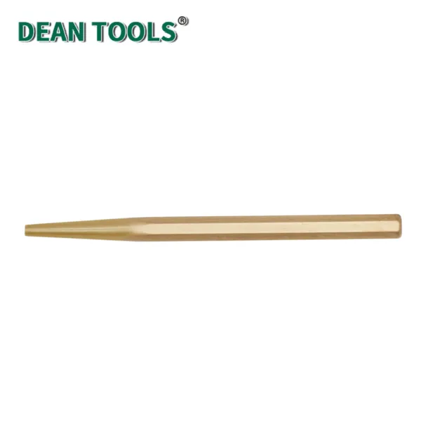 Punzonador de pasador de deriva sin chispas (Hexagonal) de 150*8 mm de longitud, Punzonador de pasador hexagonal de deriva, Herramienta de seguridad sin chispas, Cobre beryllio