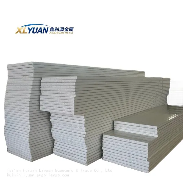 Customized Rock Wool Core Metallic Sandwich Panel for Cleanroom Ceiling and Wall
