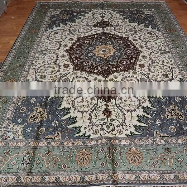 Floral Silk Carpet 300lines Pure Silk Carpet High Quality Carpet for Church
