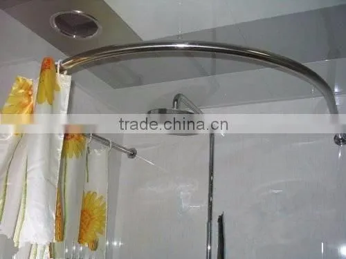 Bathroom Stainless Steel Shower Curved Curtain Rod (8051) photo-2