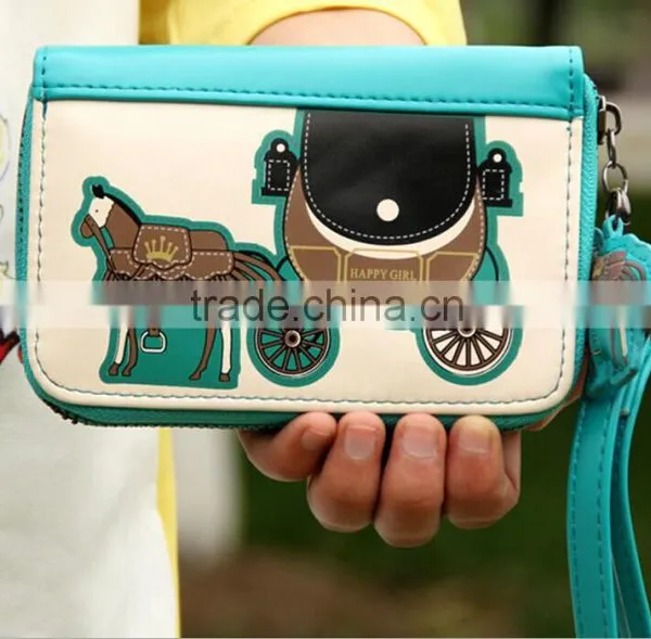 Lovely Horse PU Women Purse