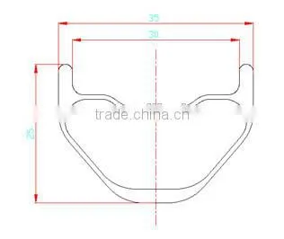 27.5 Mtb Carbon Rims Full Carbon Fiber Tubeless Bike Rim 25mm 650B Mountain Bicycle Rim photo-4