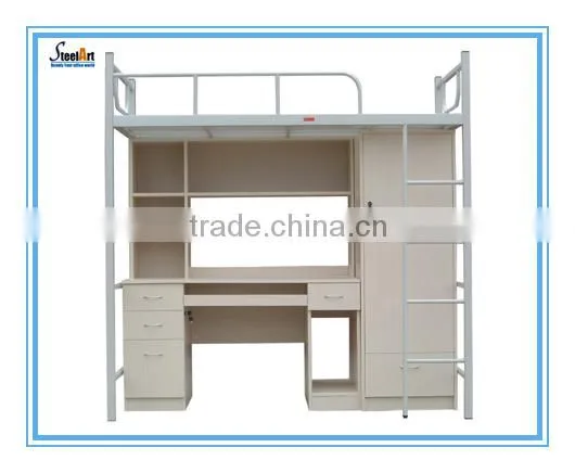 180 KGS Load Capacity Metal Double Decker Bunk Bed,school Domitory Steel Bunk Bed photo-3