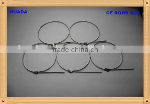SUS201 Stainless Stainless Steel Band Cable Ties