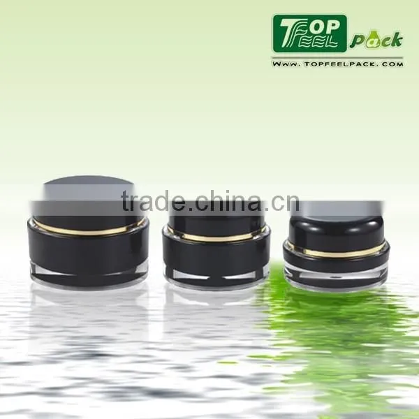 2015 High-end Acrylic Plastic Essential Cream Jar With Screw Cap 5g 15g 30g 50g 100g 200g photo-5