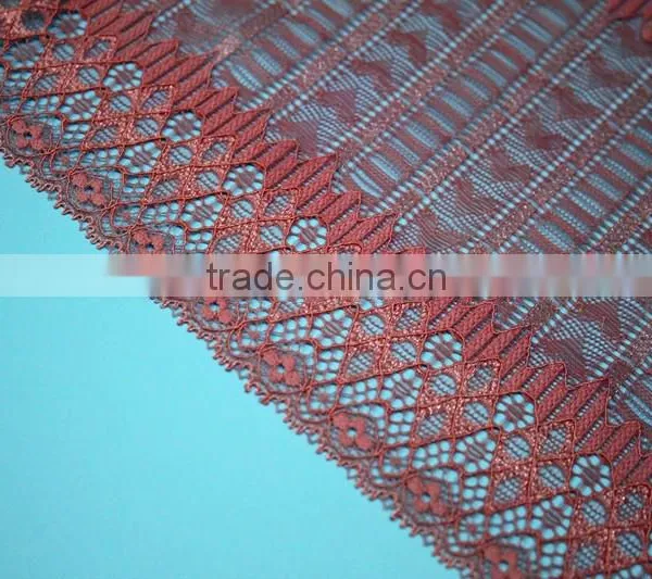 Wholesale Elegant Embroidery Jacquard Nylon Lace Fabric photo-2