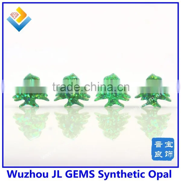 Wholesales Beads Green Synthetic Opal Cedar Tree, Christmas Tree for Festival photo-2