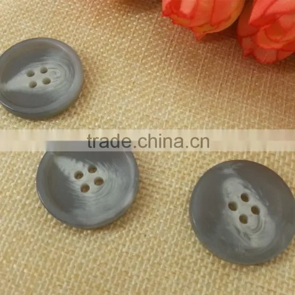 Resin 4 Holes Faux Horn Button photo-4
