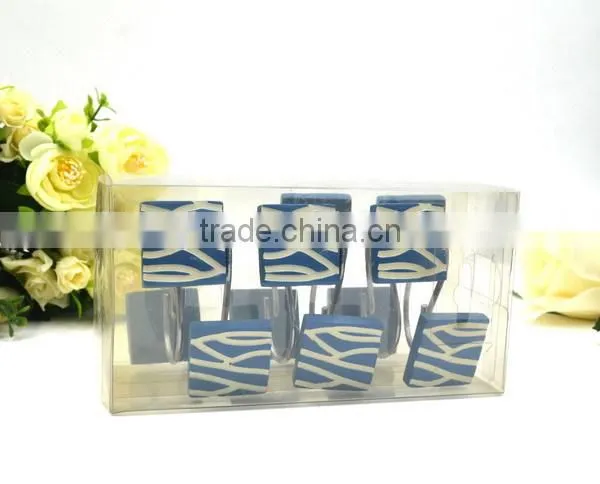 Golden Flower Square Polyresin Shower Curtain Hooks photo-4