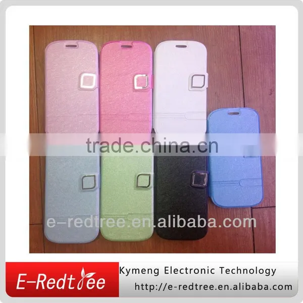Cocoon Silk Pattern Mobile Leather Case for Samsung I9300