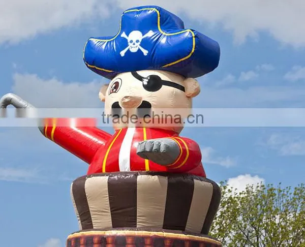 Hot Sale Backyard Water Rock Climbing Wall Pirate Theme Climbing Tower Inflatable Rock Climbing Wall Supplier's Choice photo-3