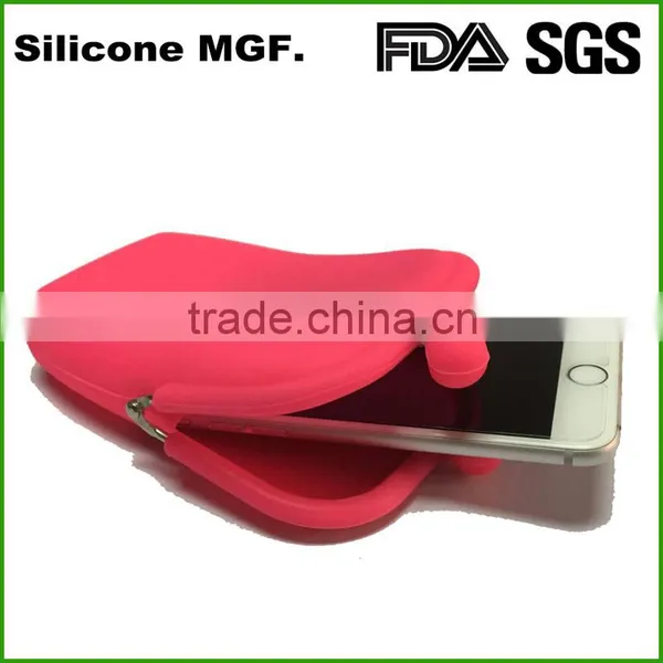 Light Pink Customized Mobile Phone Wallet for Women