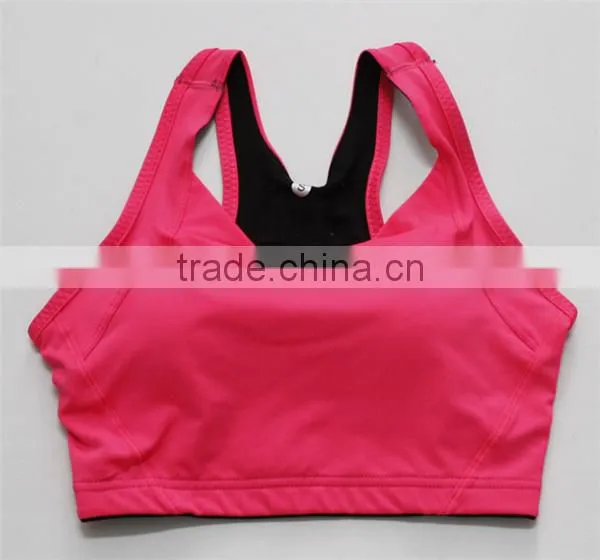 Cotton Spandex Tight Sexy Bra Custom Sports Top Women photo-5