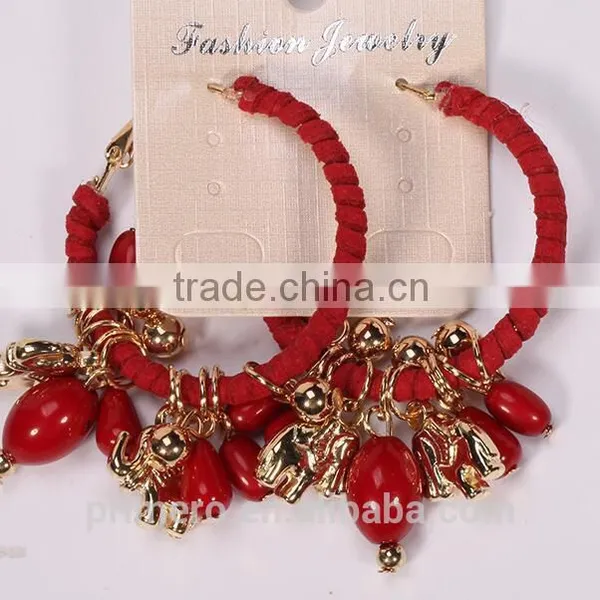 Elephant Fashion Big Circle Punk Style Bohemia Ethnic Earring Jewelry Wholesale photo-6