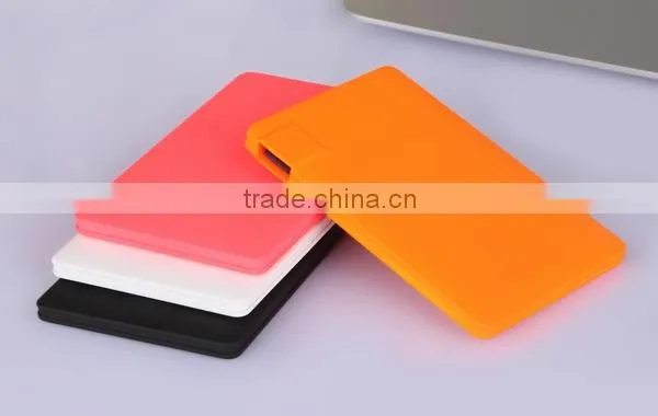 AWC711 2000mah 6.5mm Thin Smart Gift Charger Recharger Smallest Mobile Phone Battery Power Bank Quality Choice photo-2