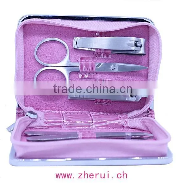 Leather Metal-framed Manicure Sets,pedicure Set and Jewelry Box Combined photo-6