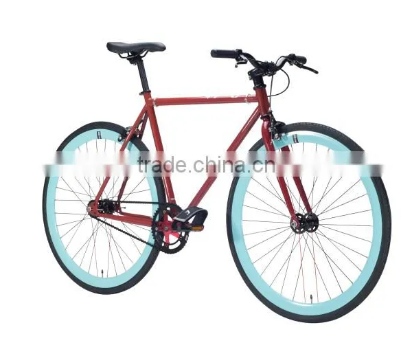700C Colorful Taiwan Components Hiten Steel Single Speed Fixie Bike photo-2