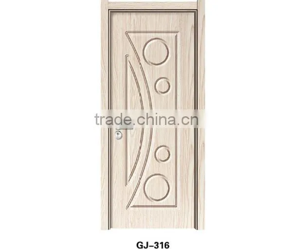 2050*850*40mm Coating PVC Sheet Wooden Door photo-2
