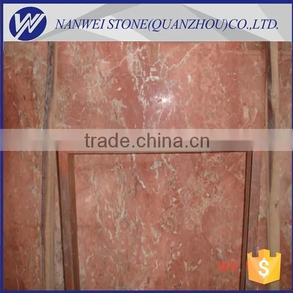 Natural Red Color Marble Coral Red Marble Cheap Marble Slabs and Tiles photo-6