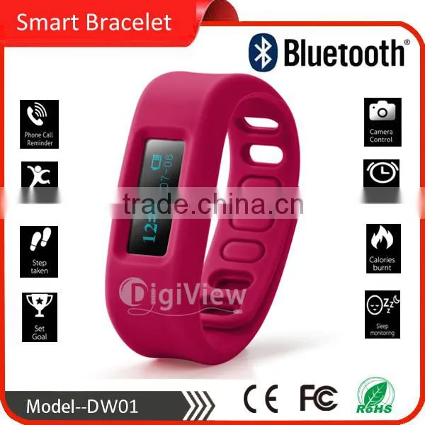 Best Anti-lost Bluetooth Bracelet Smart Watch for IPhone Android Phones Sync Calls Reminder Fitness Pedometer Tracker