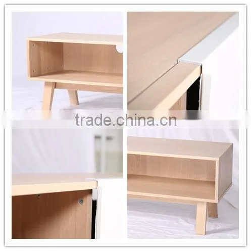 Modern Oiled Wooden Designs Low TV Cabinets for European