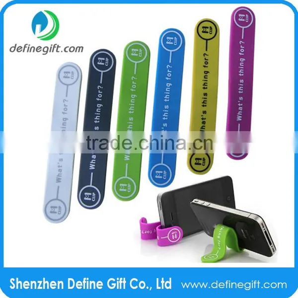 Multi Functional Magnetic Smartphone Stand Silicone Clip Cable Tie photo-2