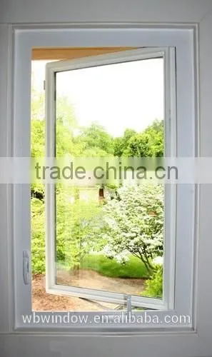 Modern House Window for Sale,PVC Manual Crank Opening Window Grill Design,PVC Arch Hand Crank Windows photo-2