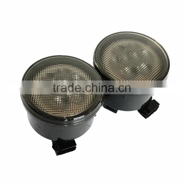07-15 Jeep Wrangler USA Front Signal Lights Smoke Led Lights Front Turn Signal Lenses-Amber Led Signal Light photo-5